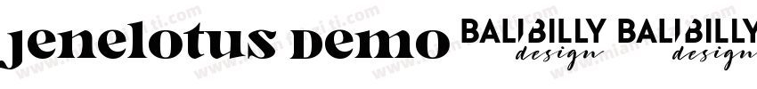 jenelotus demo字体转换